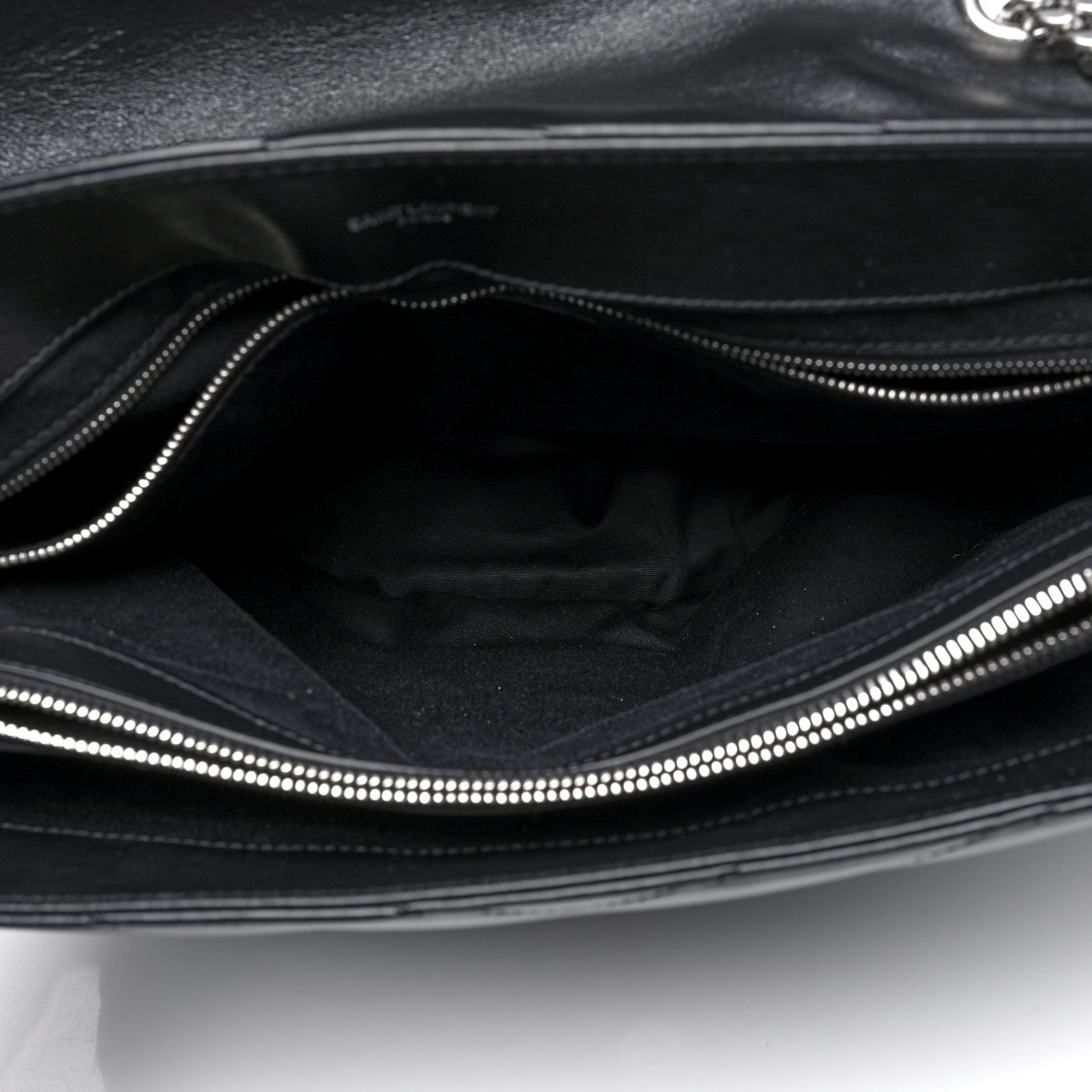 Saint Laurent Calfskin Y Quilted Monogram Large Loulou Chain Satchel Black 5 of 10