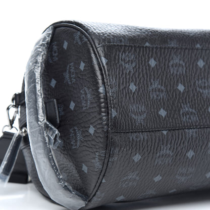 MCM Visetos Surf The Web Large Crossbody Black 6 of 8