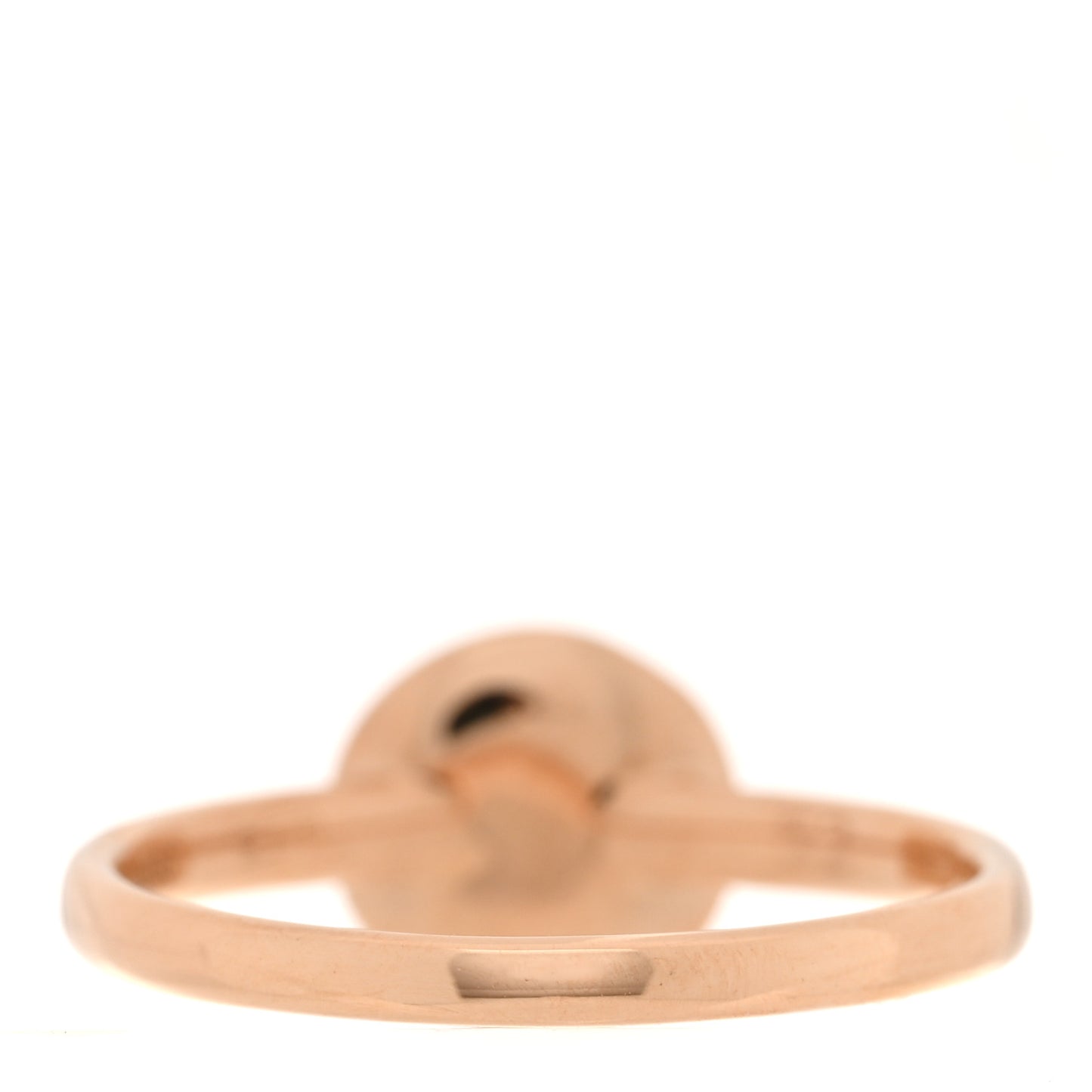 18K Rose Gold Diamond Small Round Sabbia Ring 52 6