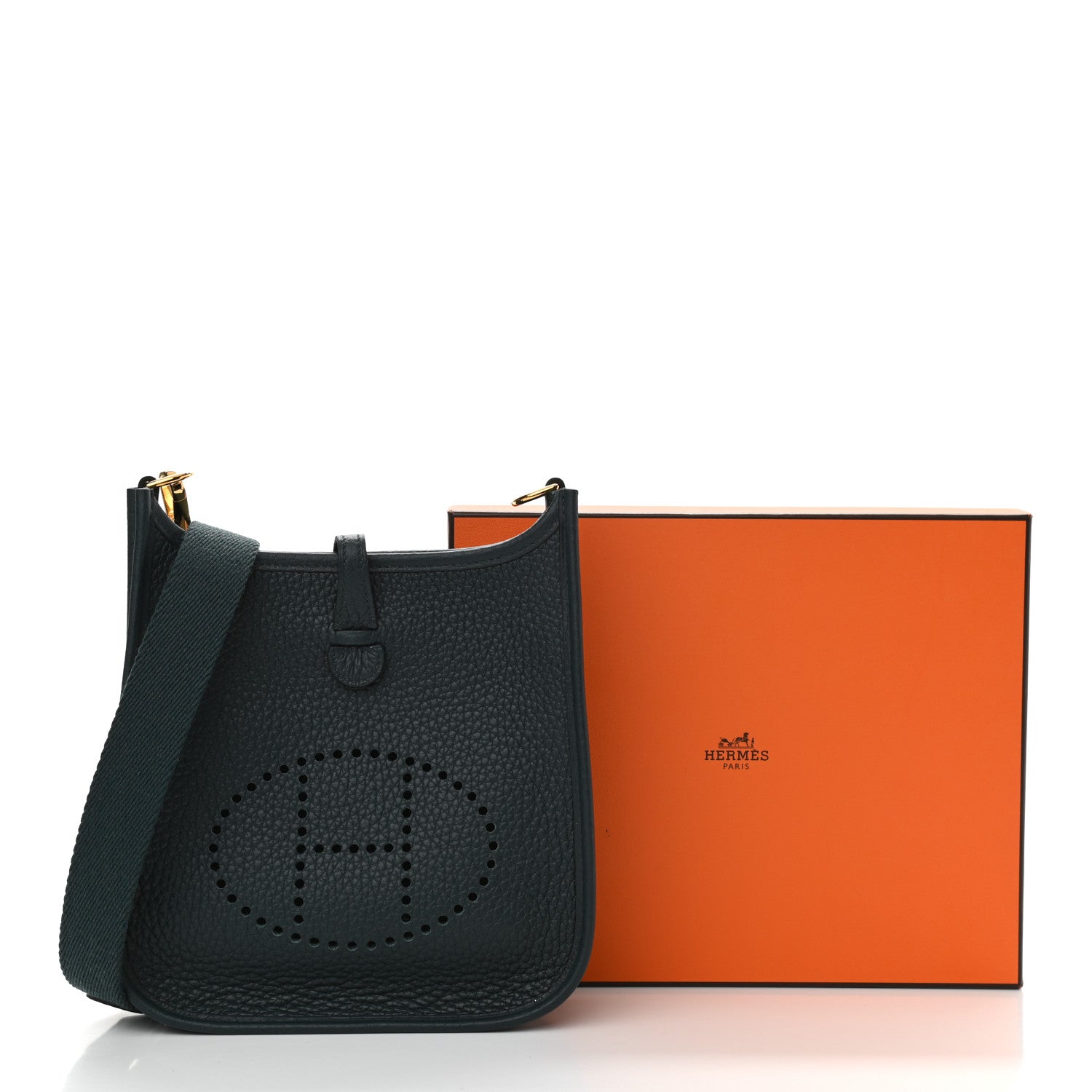 Hermes Taurillon Clemence Amazone Evelyne TPM Vert Cypress 11 of 11