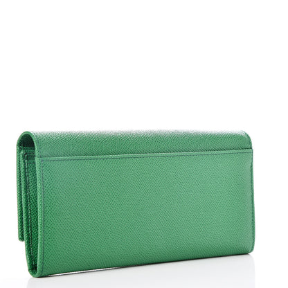 Dolce & Gabbana Dauphine Continental Flap Wallet Verde 3 of 8
