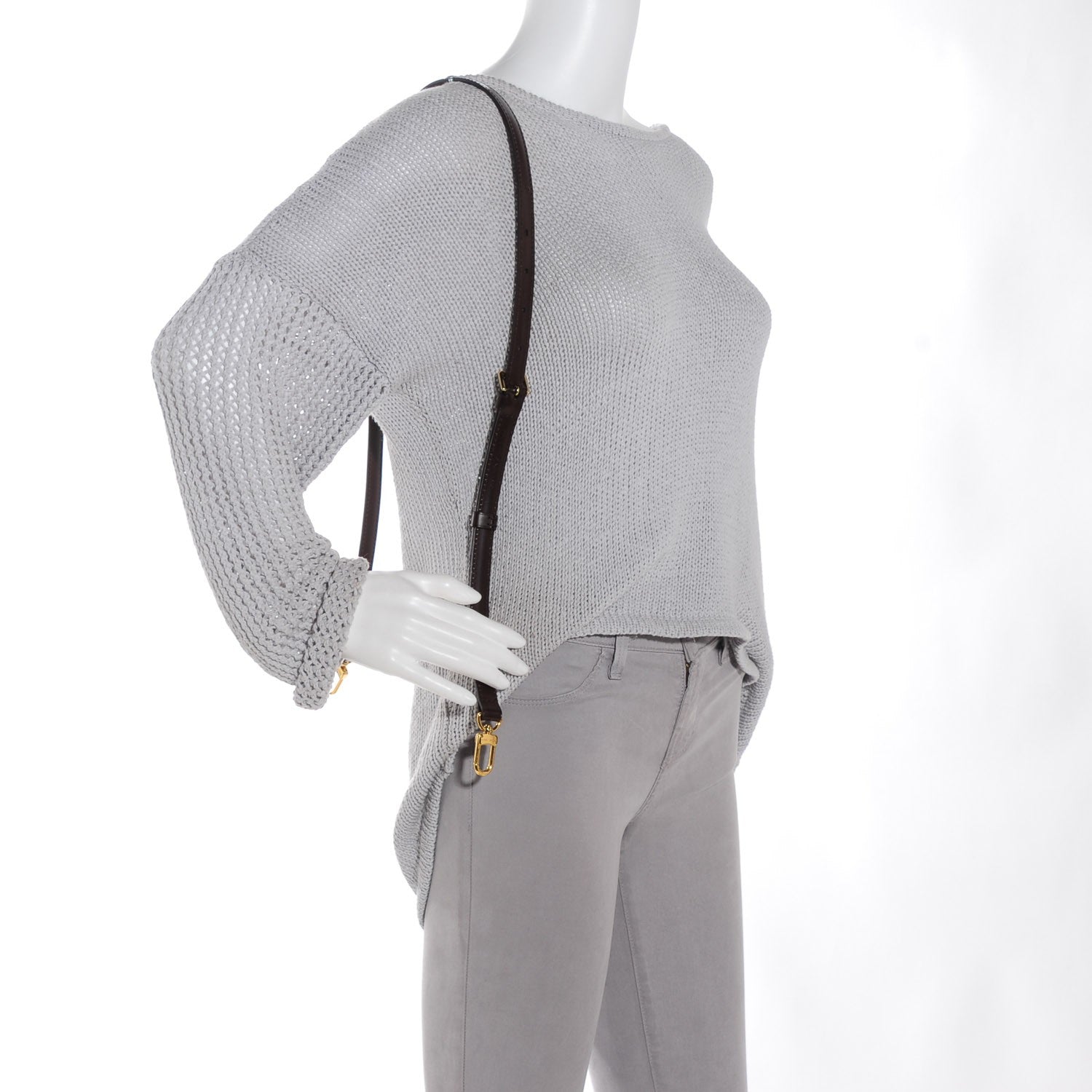 Louis Vuitton Adjustable Shoulder Strap Brown 2 of 4