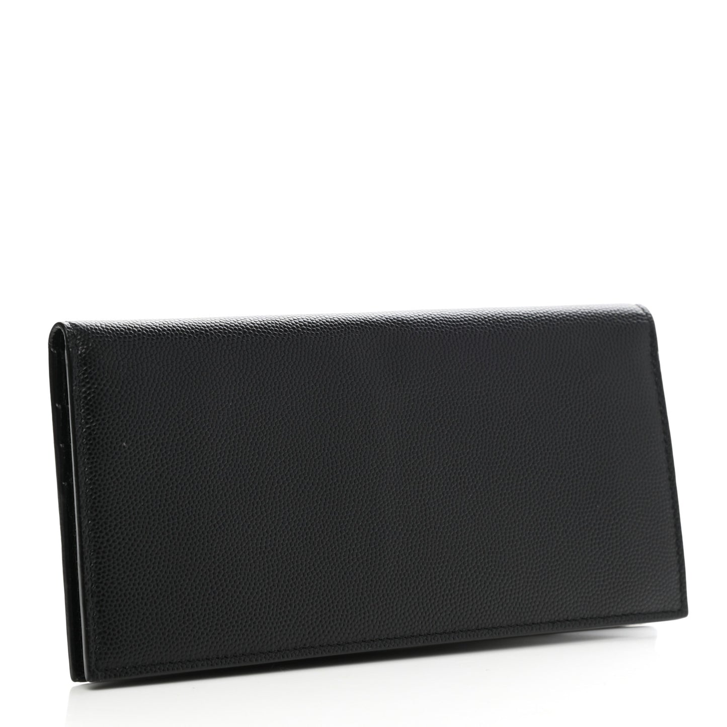 Grain De Poudre Foldover Logo Wallet Black