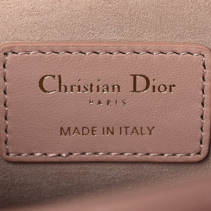 Christian Dior Lambskin Cannage Heart Medium Lady D-Joy Rose Des Vents 6 of 11