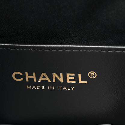 Chanel Denim Quilted Mini Chanel 25 Handbag Dark Blue 6 of 10