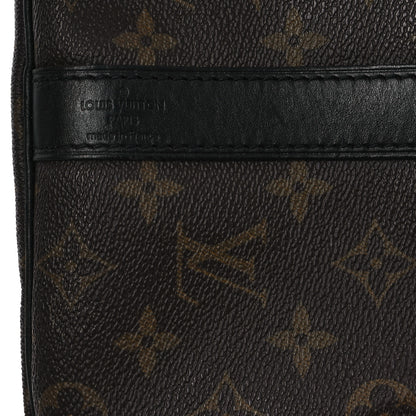 Louis Vuitton Monogram Macassar Keepall Bandouliere 45 6 of 12