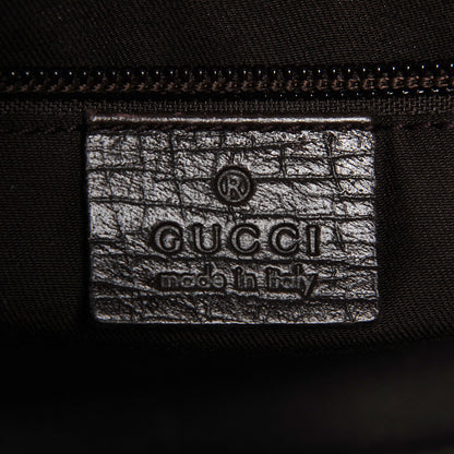 Gucci GG Plus Monogram Web Large Flap Messenger Beige Dark Brown 6 of 7