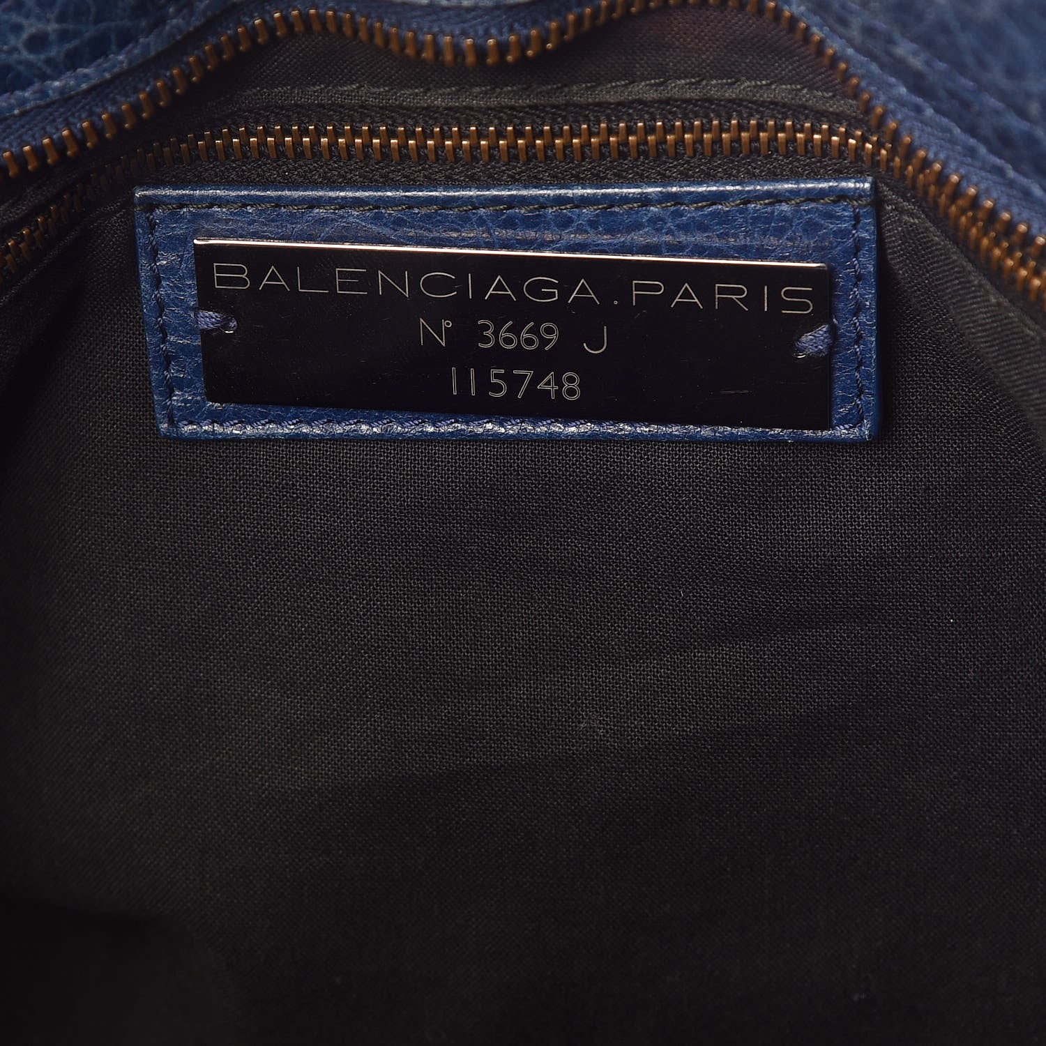 Balenciaga Agneau Classic Hardware City Bleu Mineral 8 of 16