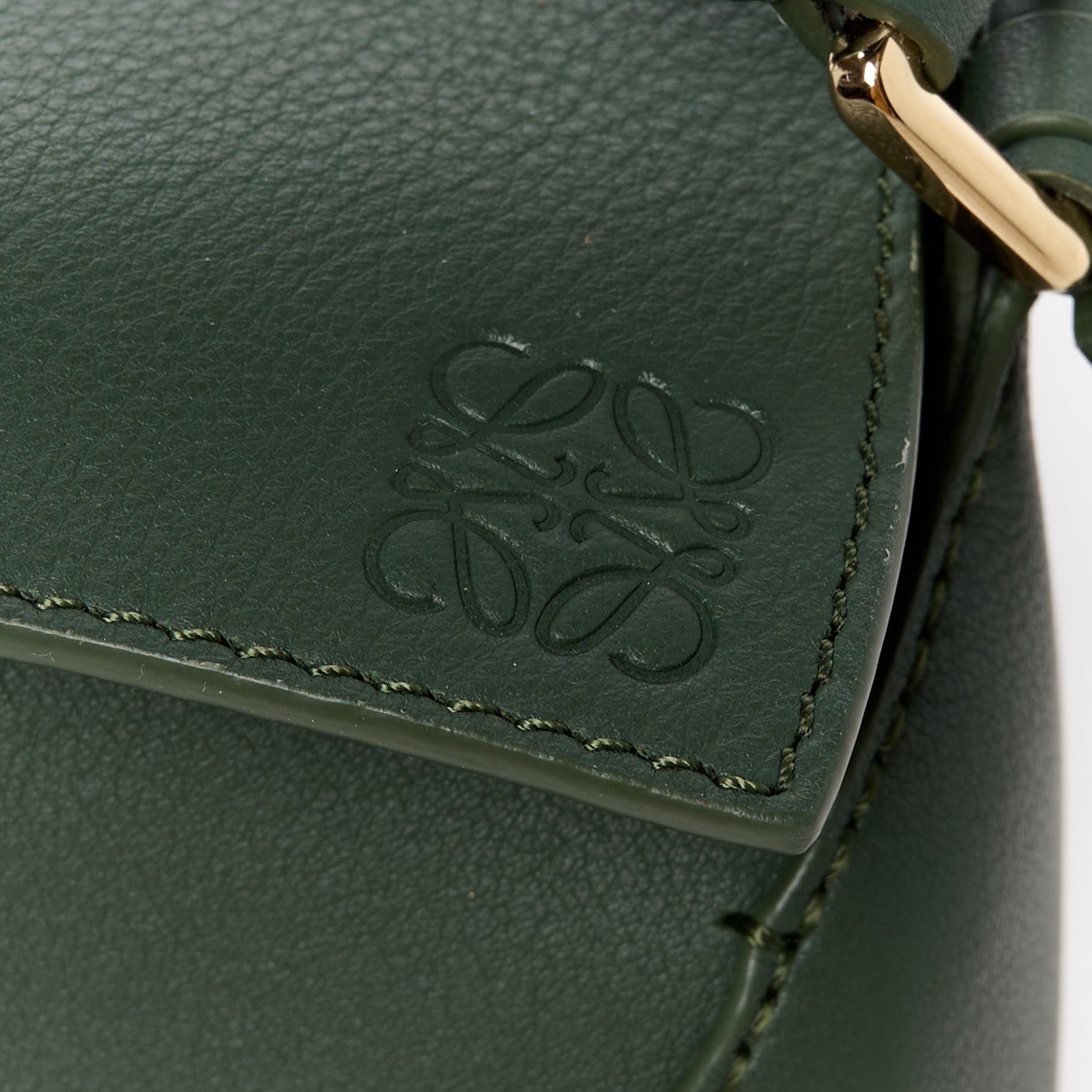 Loewe Calfskin Mini Puzzle Edge Bag Vintage Khaki 7 of 10