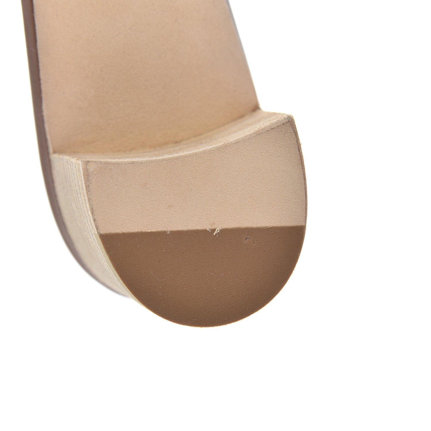 Hermes Calfskin Oasis Sandals 38 Gold 9 of 10