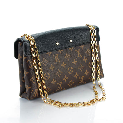 Louis Vuitton Monogram Pallas Chain Black 3 of 7