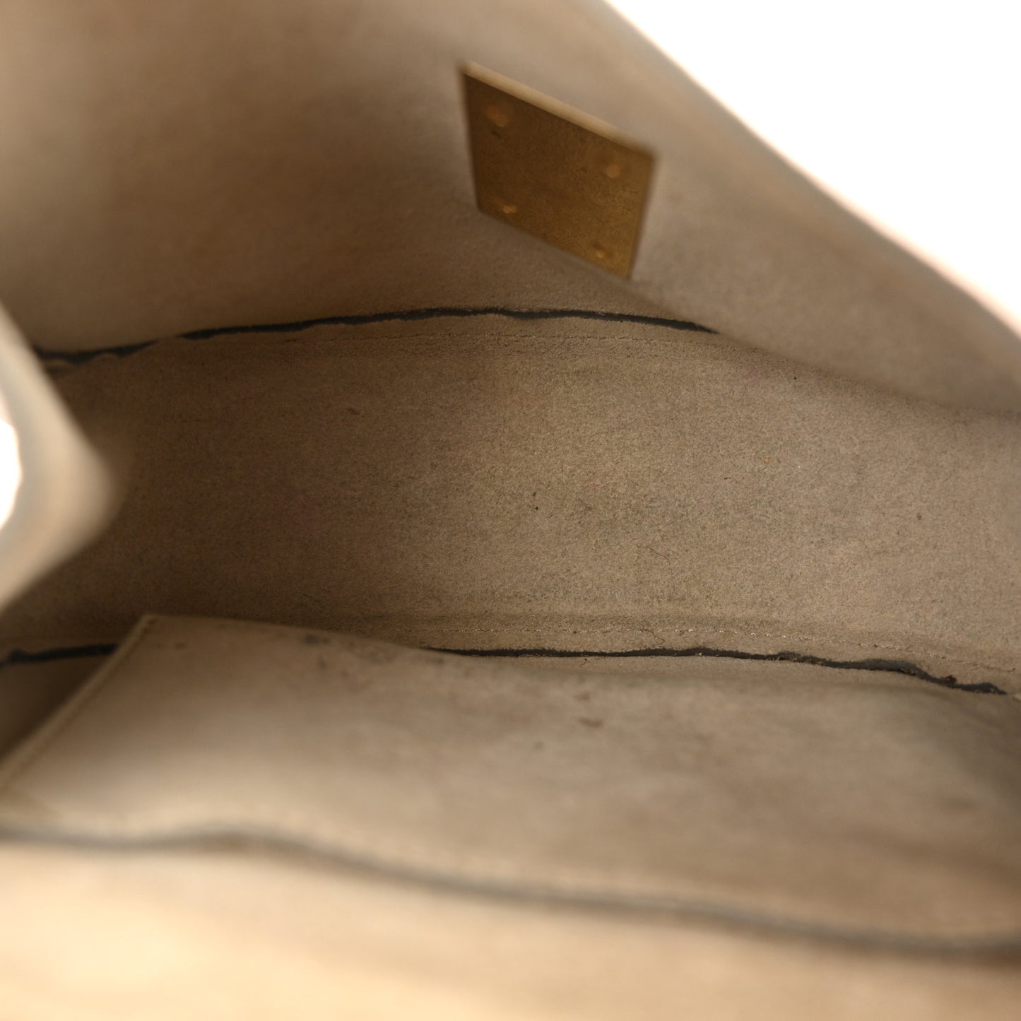 Grained Lambskin Mini Drew Shoulder Bag Cement Pink