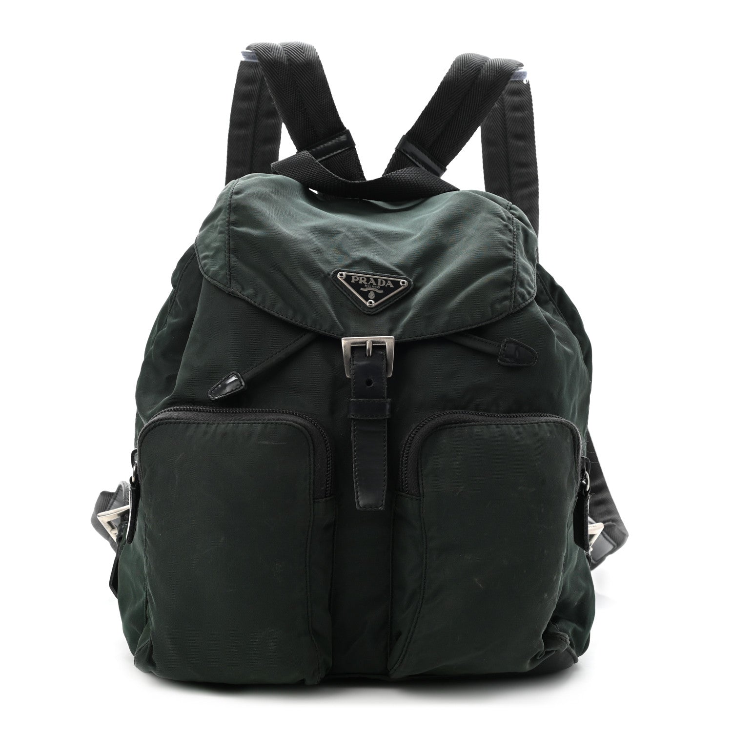 Prada Nylon Vela Small Backpack Green 1 of 14