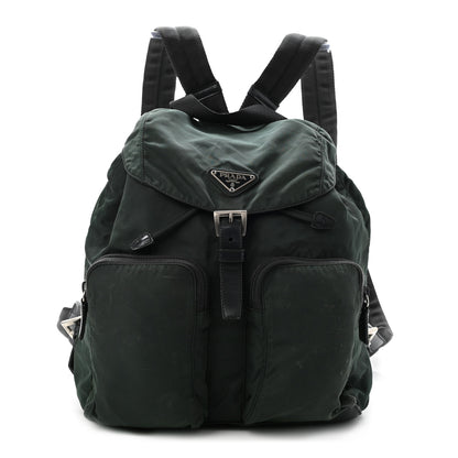 Prada Nylon Vela Small Backpack Green 1 of 14