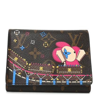 Louis Vuitton Monogram 2020 Christmas Animation Roller Coaster Victorine Wallet Pivoine 1 of 6