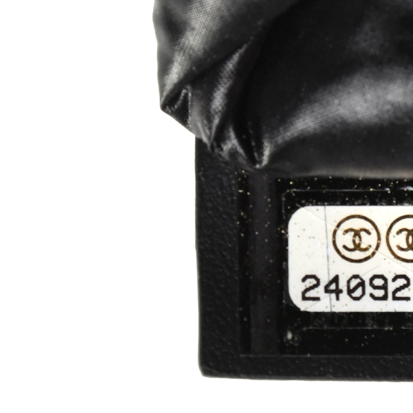Metallic Calfskin Keyboard Pouch Black