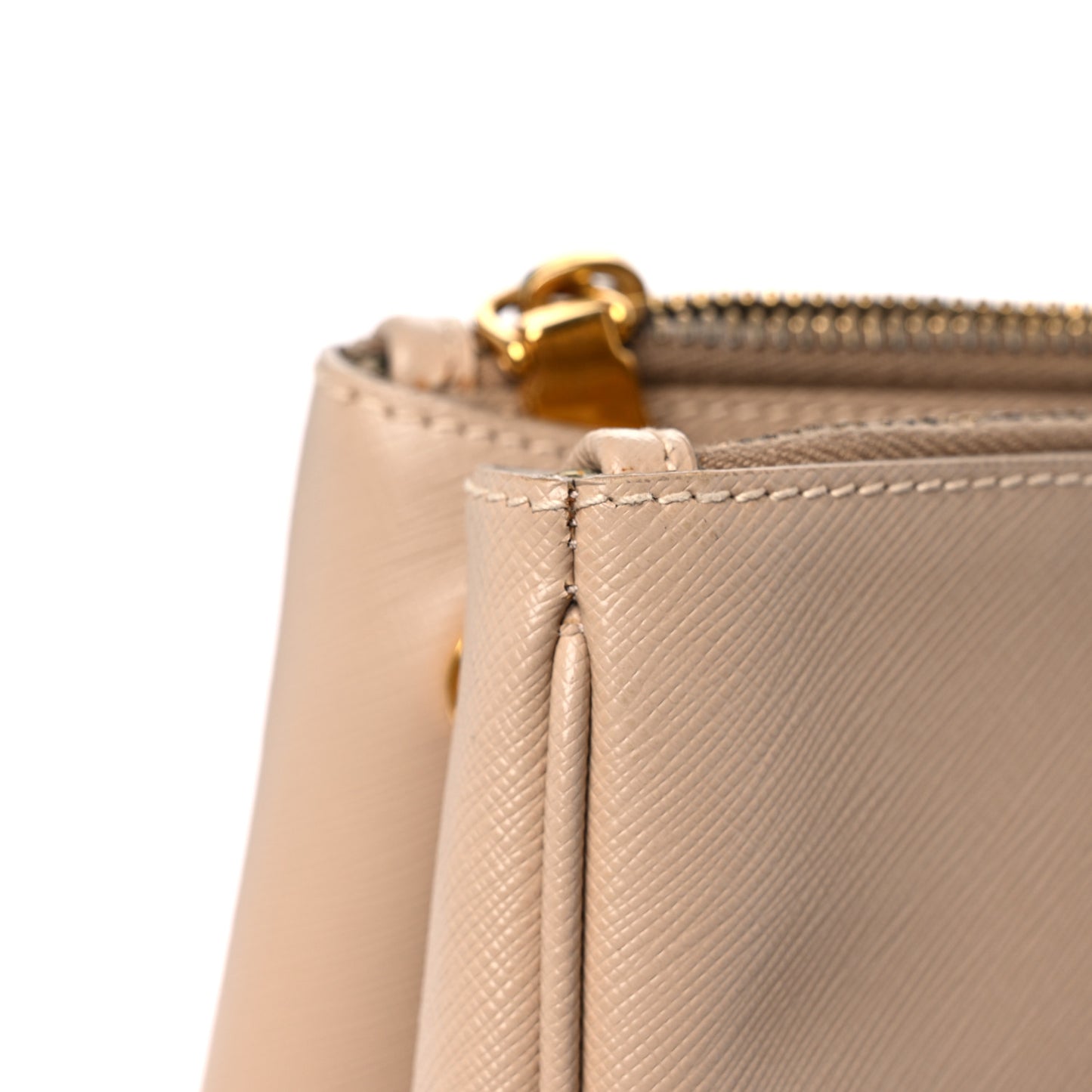 Saffiano Large Galleria Double Zip Tote Cammeo