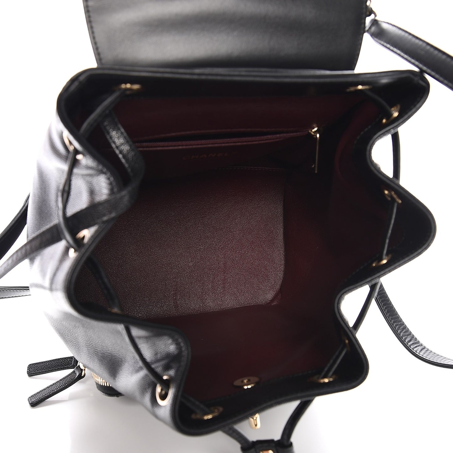 Caviar Quilted Business Affinity Backpack Black
