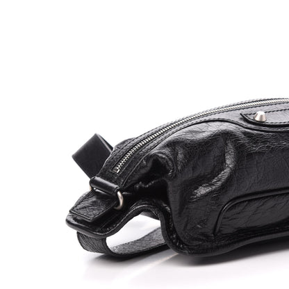 Balenciaga Lambskin Classic Hardware Neo Lift Hip Bag Black 8 of 10