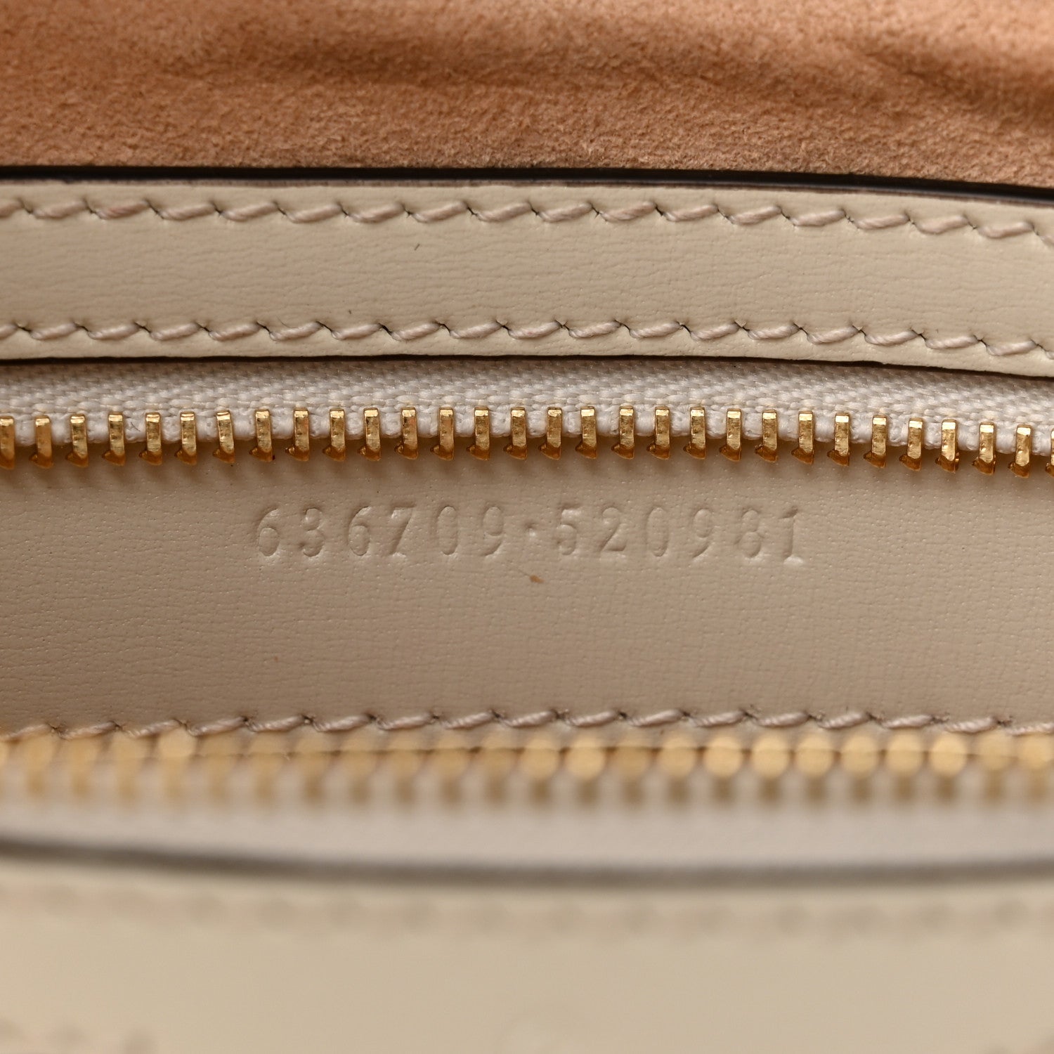 Gucci Boarded Dyana Lux Calfskin Small Jackie 1961 Hobo Mystic White 7 of 10