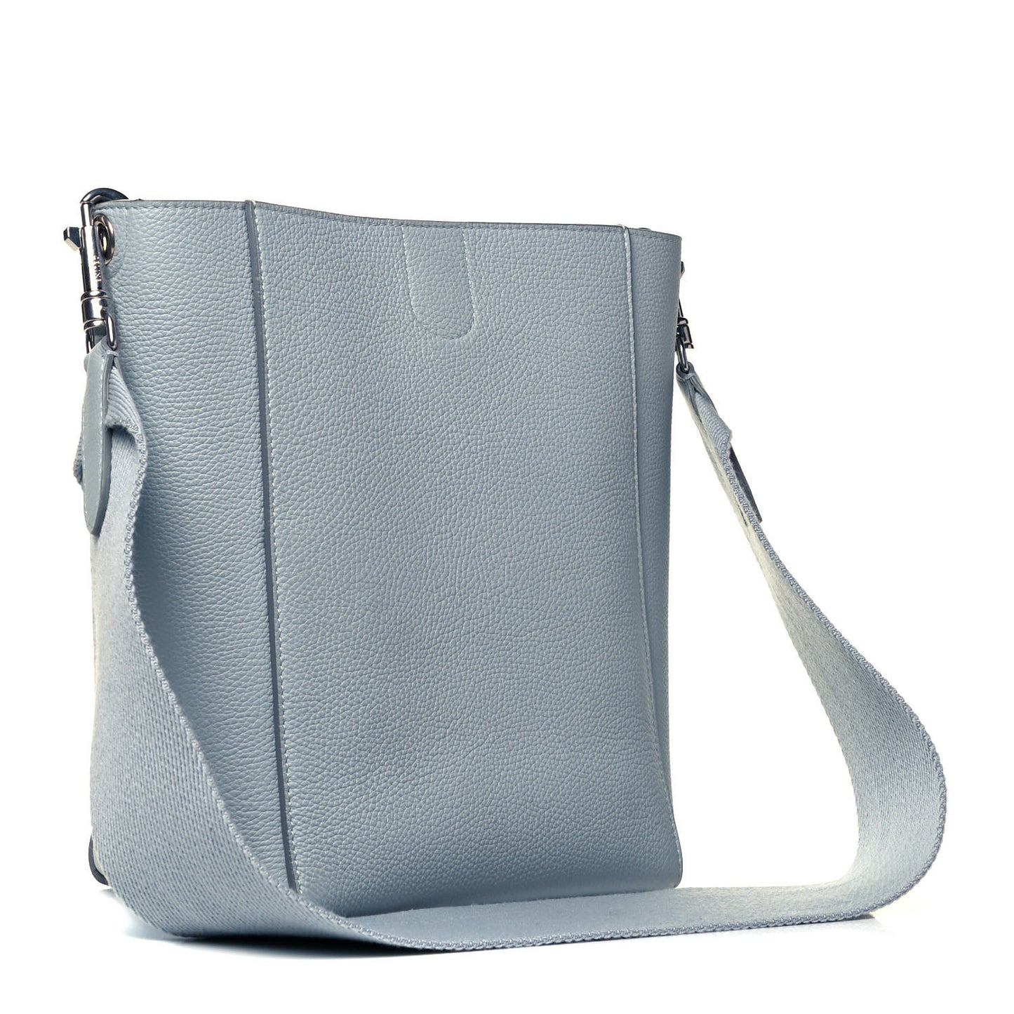 Soft Grained Calfskin Small Sangle Bucket Bag Storm