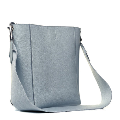 Celine Soft Grained Calfskin Small Sangle Bucket Bag Storm 3 of 9