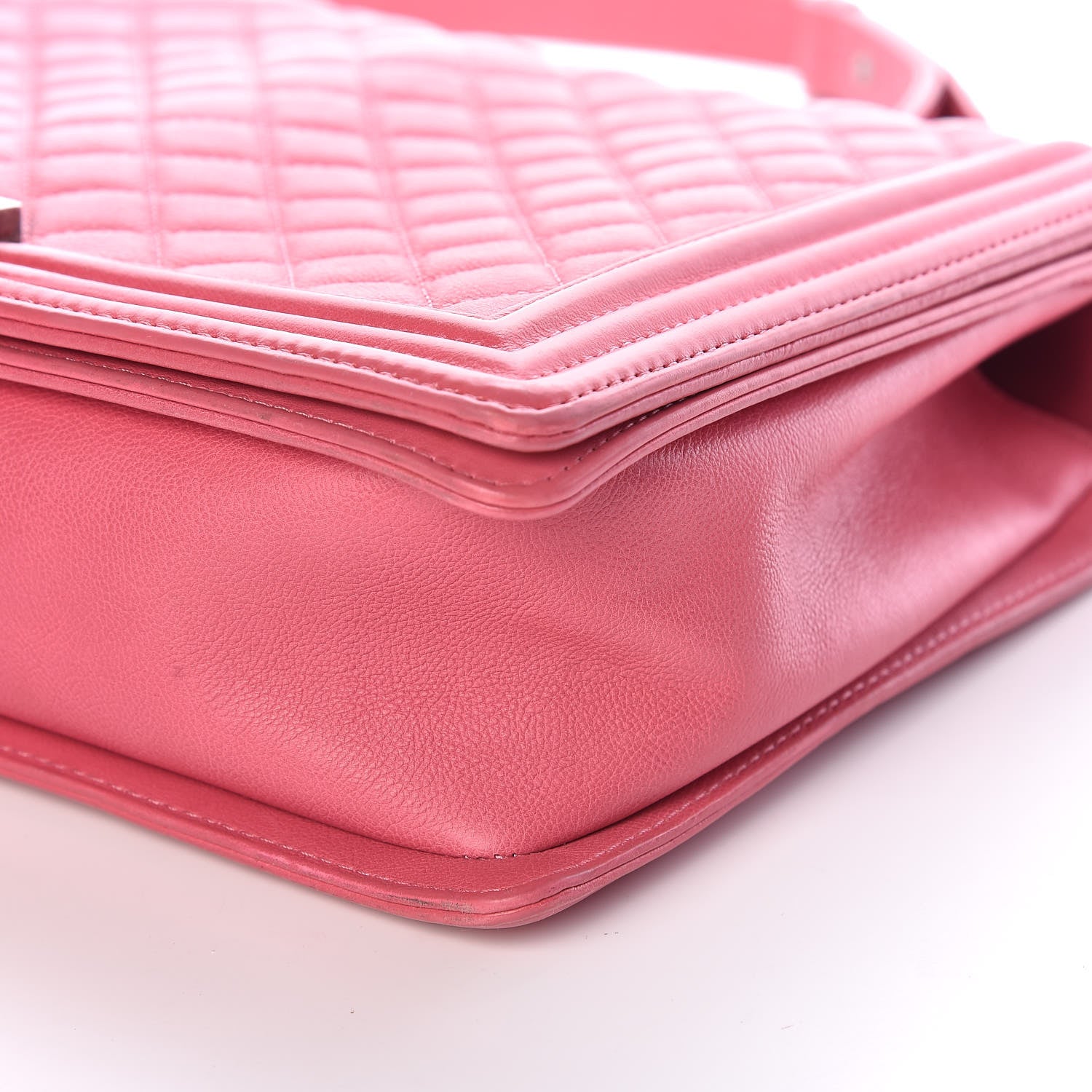 Chanel Calfskin Quilted Large Boy Flap Pink 9 of 9