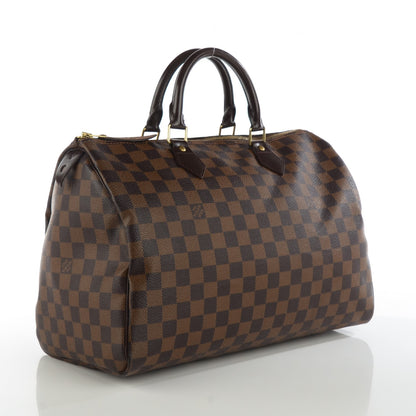 Louis Vuitton Damier Ebene Speedy 35 3 of 7