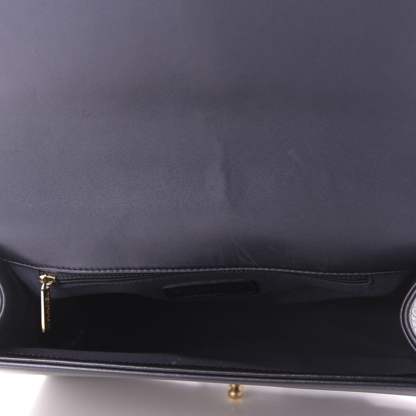 Lambskin Embossed New Medium Boy Cube Flap Navy