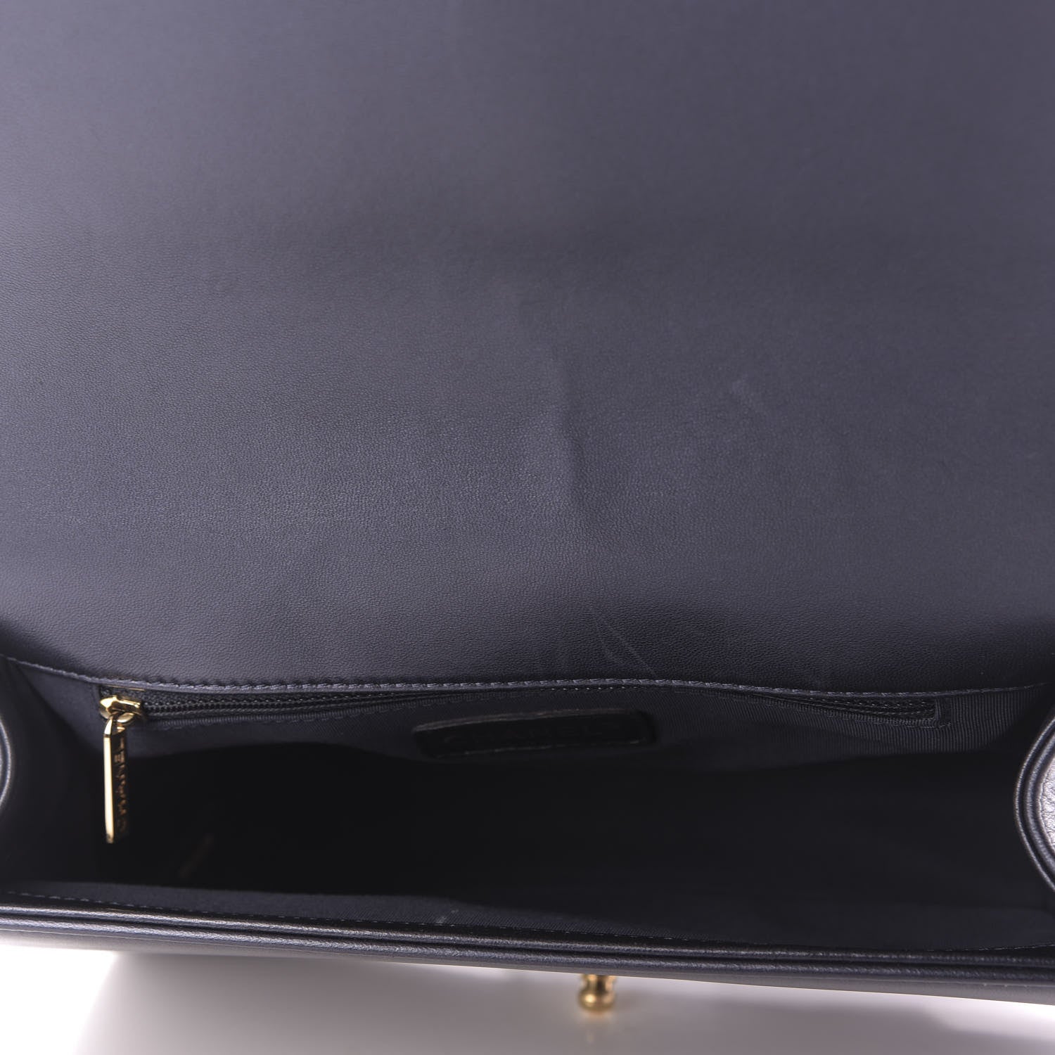 Chanel Lambskin Embossed New Medium Boy Cube Flap Navy 5 of 10