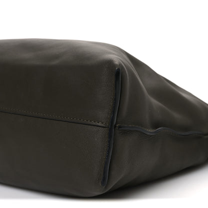 Loewe Calfskin Flamenco Knot Clutch Vintage Khaki 9 of 10