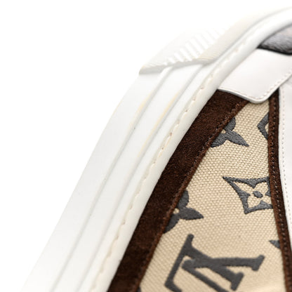 Louis Vuitton Calfskin Monogram Stellar Sneakers 37 Beige 11 of 11