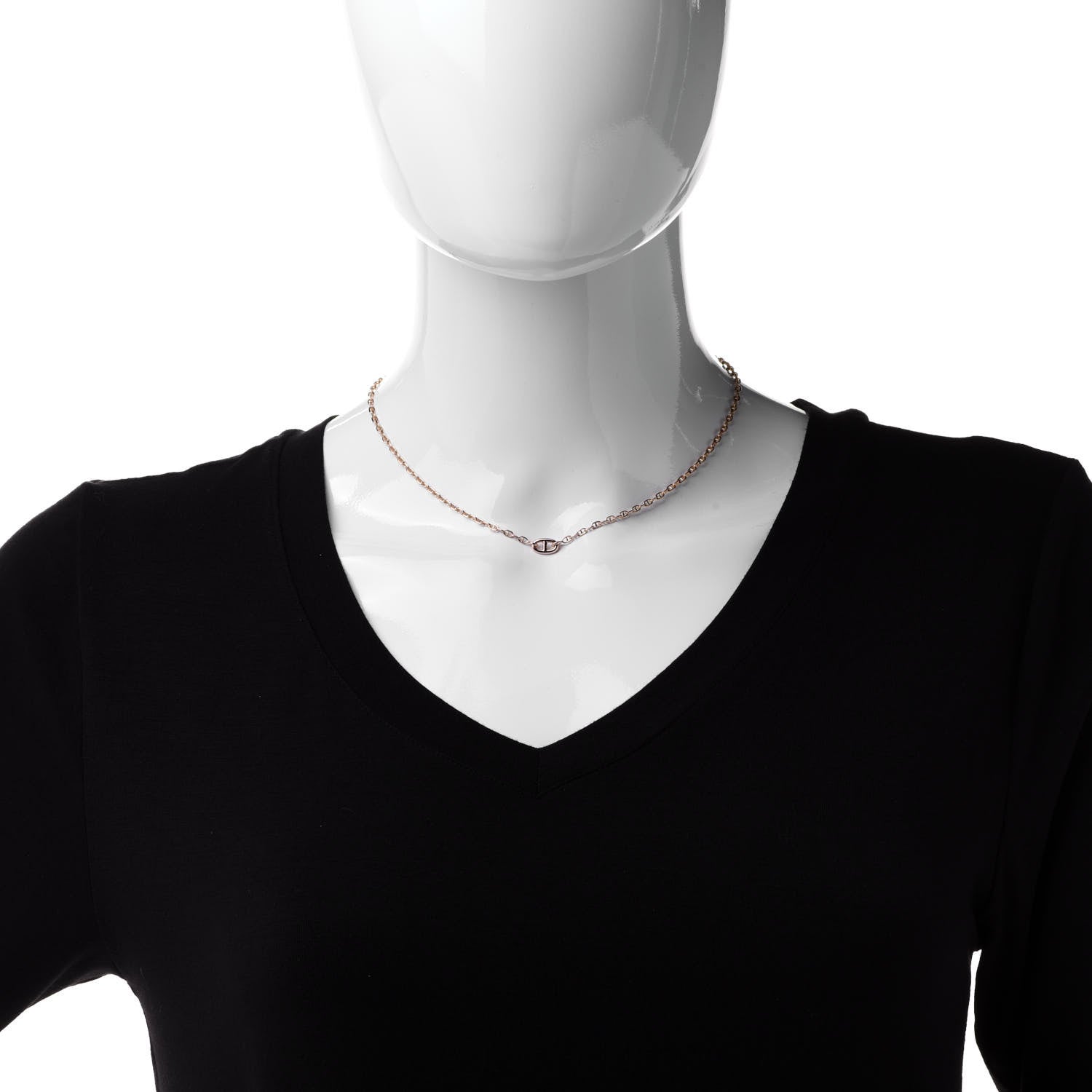 Hermes 18K Rose Gold TPM Farandole Pendant Necklace SH 2 of 7