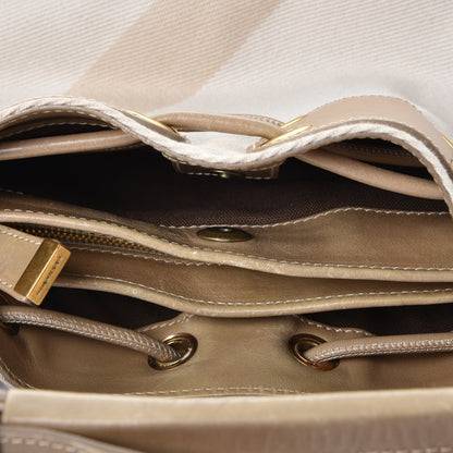 Burberry Canvas Calfskin Mega Nova Check Small Warrior Trench 11 of 14