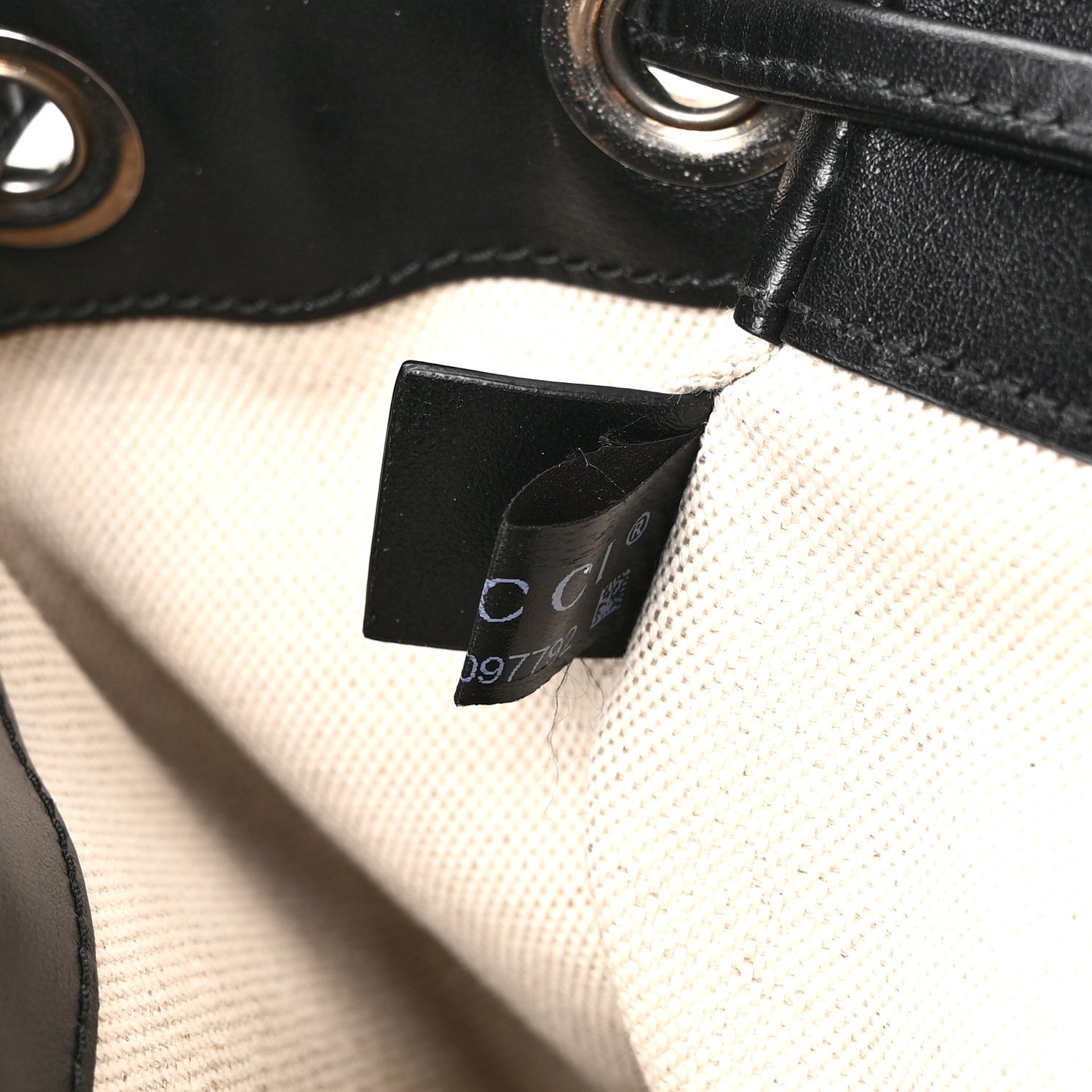 Gucci Calfskin GG Tennis Embossed Double Buckle Backpack Black 8 of 11