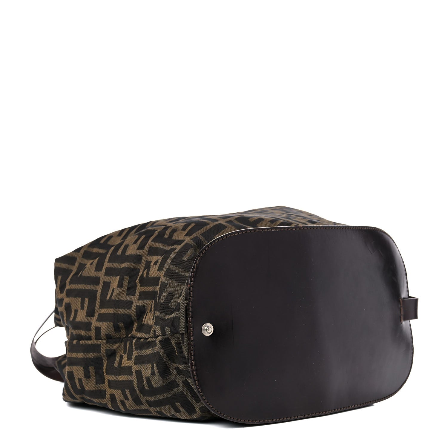 Fendi Zucca Calfskin Tote Tobacco 4 of 18