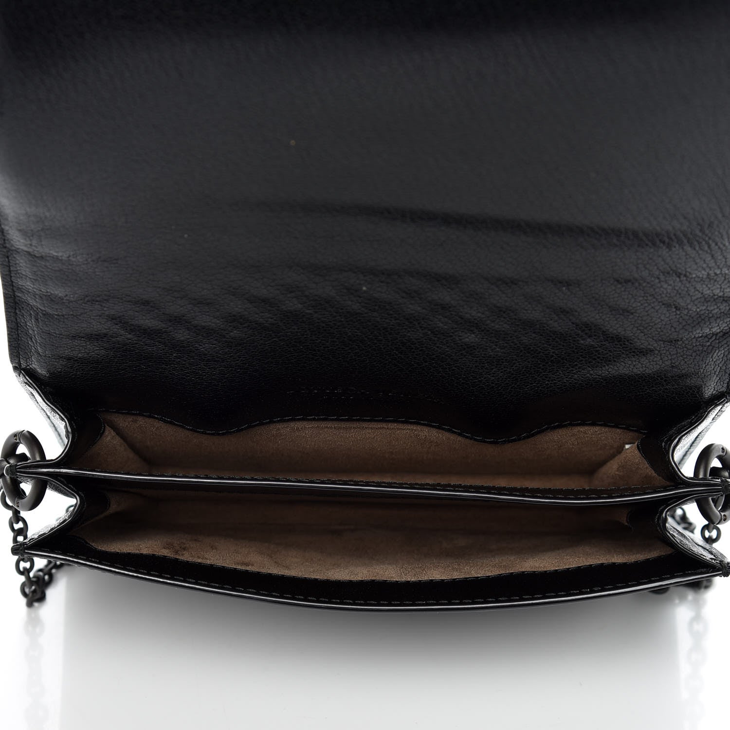 Bottega Veneta Goatskin Knit Intrecciato Mini Montebello Crossbody Bag Black Gold 7 of 9