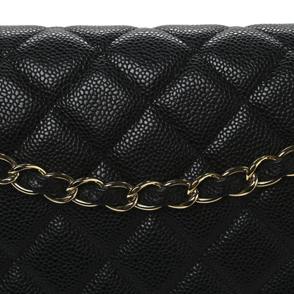 Chanel Caviar Maxi Single Flap Black 8 of 10