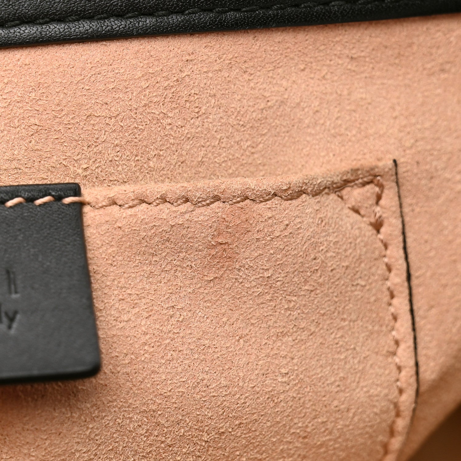 Gucci GG Supreme Monogram Bees Small Padlock Shoulder Bag Black 11 of 17