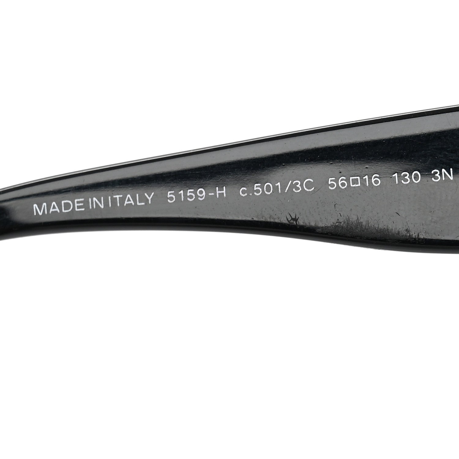 Chanel Acetate Perle Pearl Sunglasses 5159-H Black 6 of 7