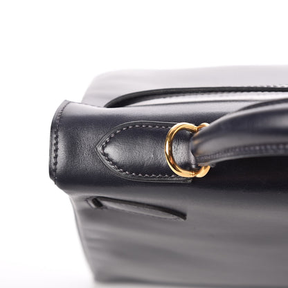 Hermes Box Kelly Retourne 32 Indigo 31 of 33