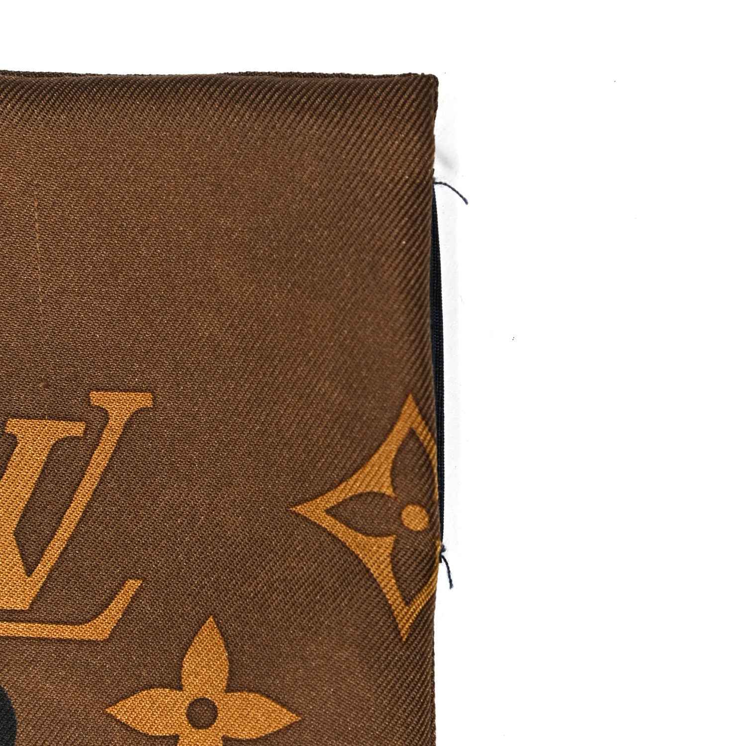 Louis Vuitton Silk Monogram Confidential Bandeau Brown 6 of 8