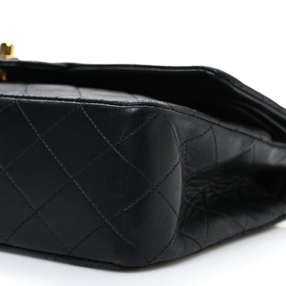 Chanel Lambskin Quilted Medium Double Flap Black 11 of 12