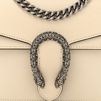 Gucci Textured Calfskin Crystal Mini Dionysus Shoulder Bag Mystic White 8 of 15