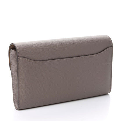 Hermes Epsom Constance Long Wallet Gris Asphalte 7 of 16