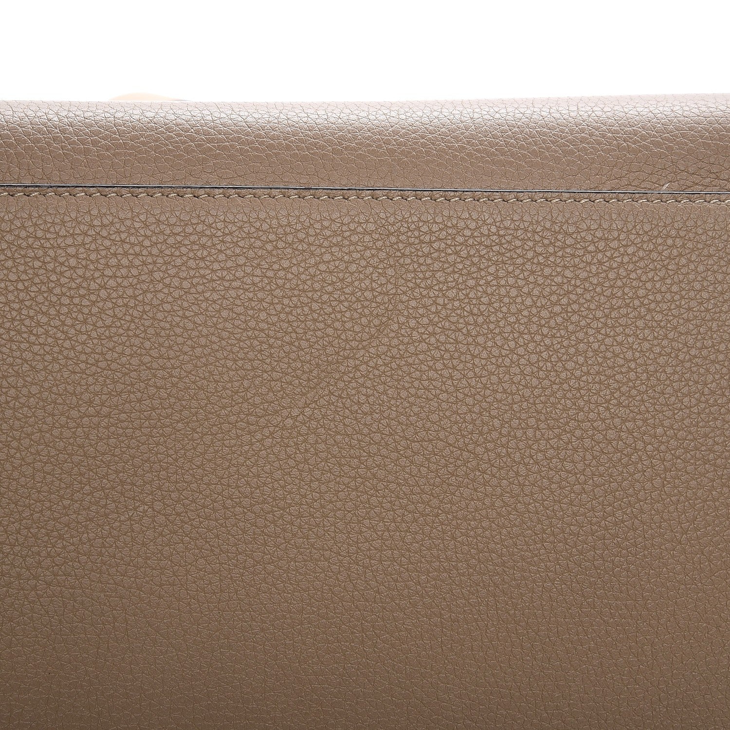 Celine Drummed Calfskin Suede Medium Trapeze Dune 8 of 10