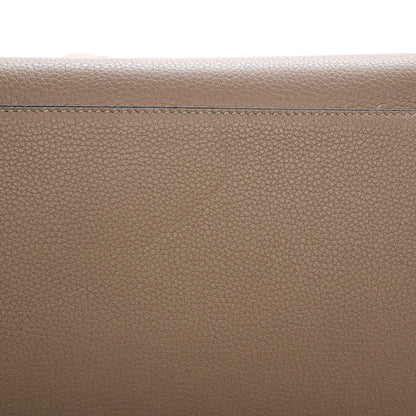 Celine Drummed Calfskin Suede Medium Trapeze Dune 8 of 10