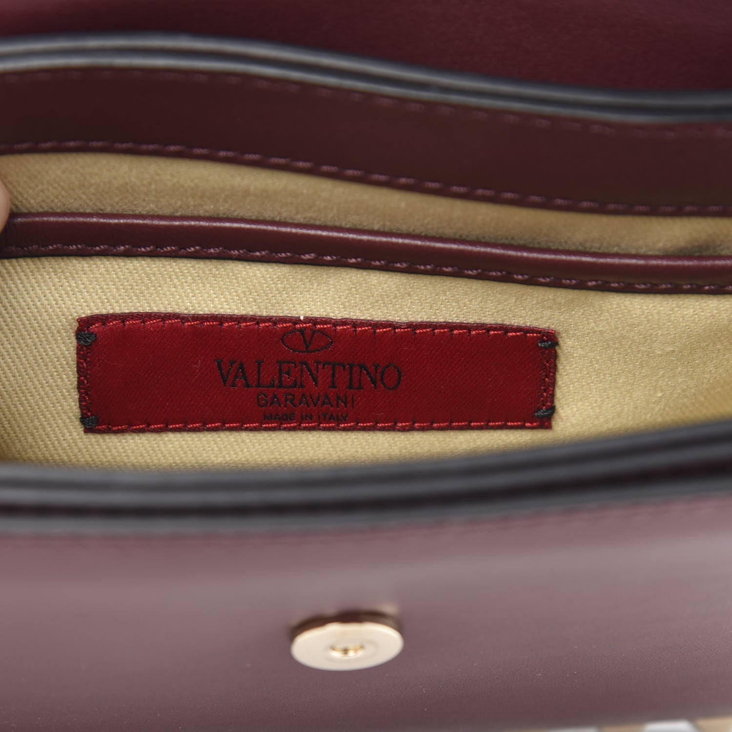 Valentino Garavani Vitello Rockstud Flap Crossbody Bag Rubin 6 of 12