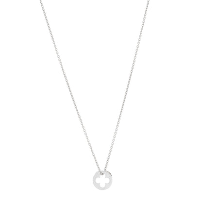 Louis Vuitton 18K White Gold Empreinte Pendant Necklace 1 of 5
