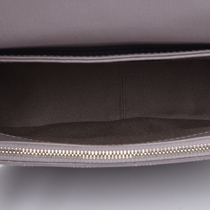 Chanel Shiny Calfskin Goatskin Quilted Small Coco Curve Messenger Flap Grey 5 of 8